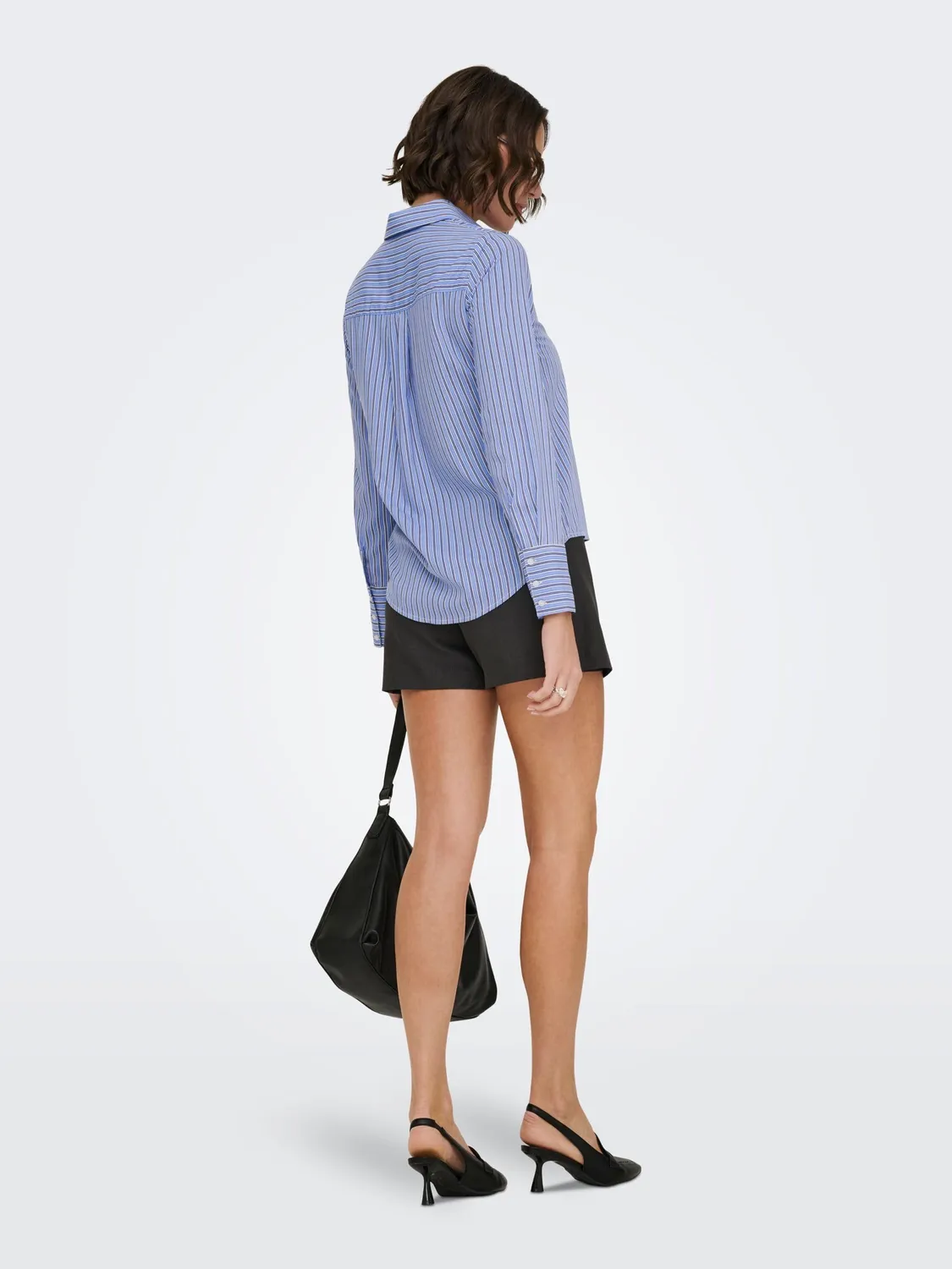 ONLY Onlberit Life camicia donna S blu quotidiana