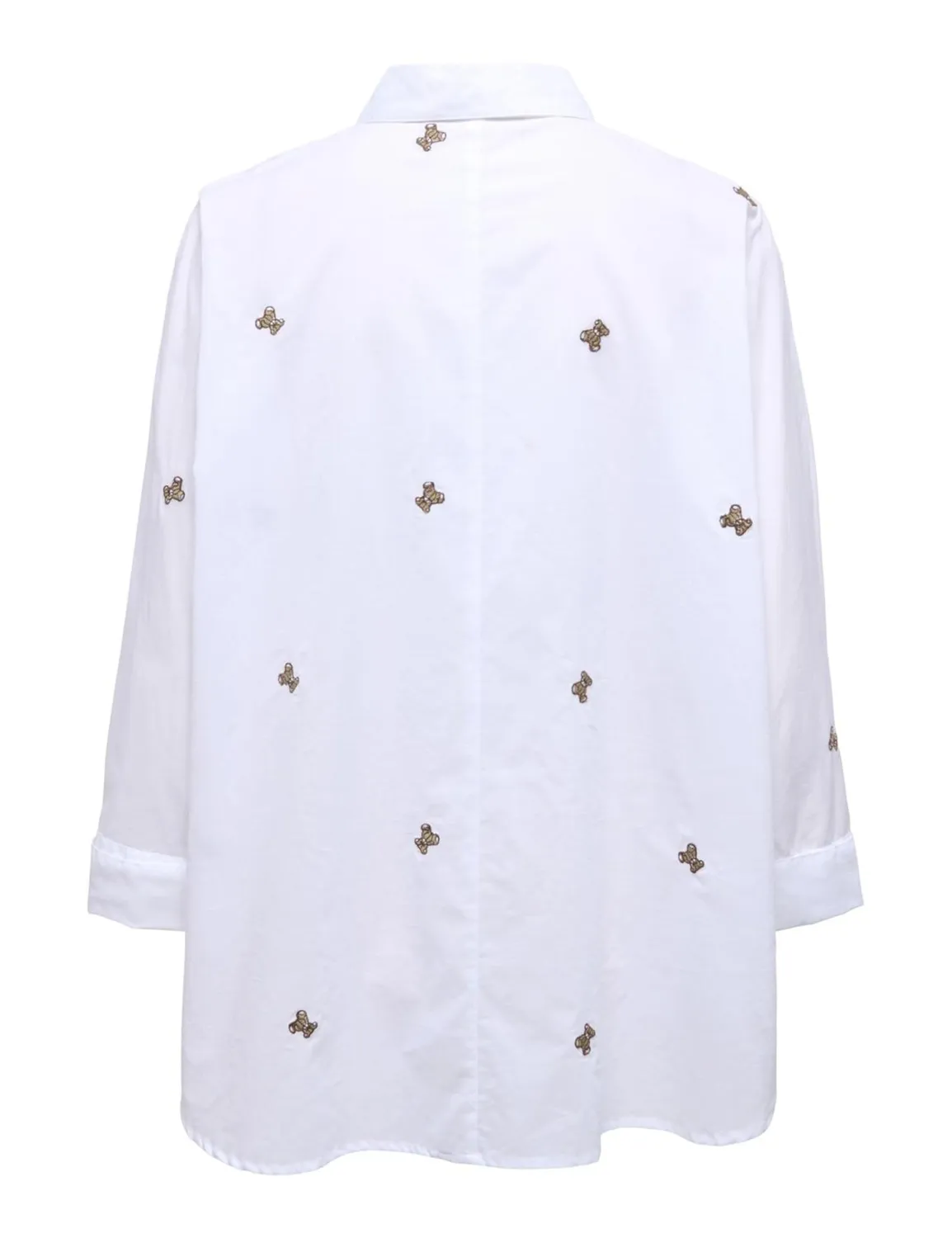 ONLY Onlnew Lina Grace camicia ricamata bianca XS