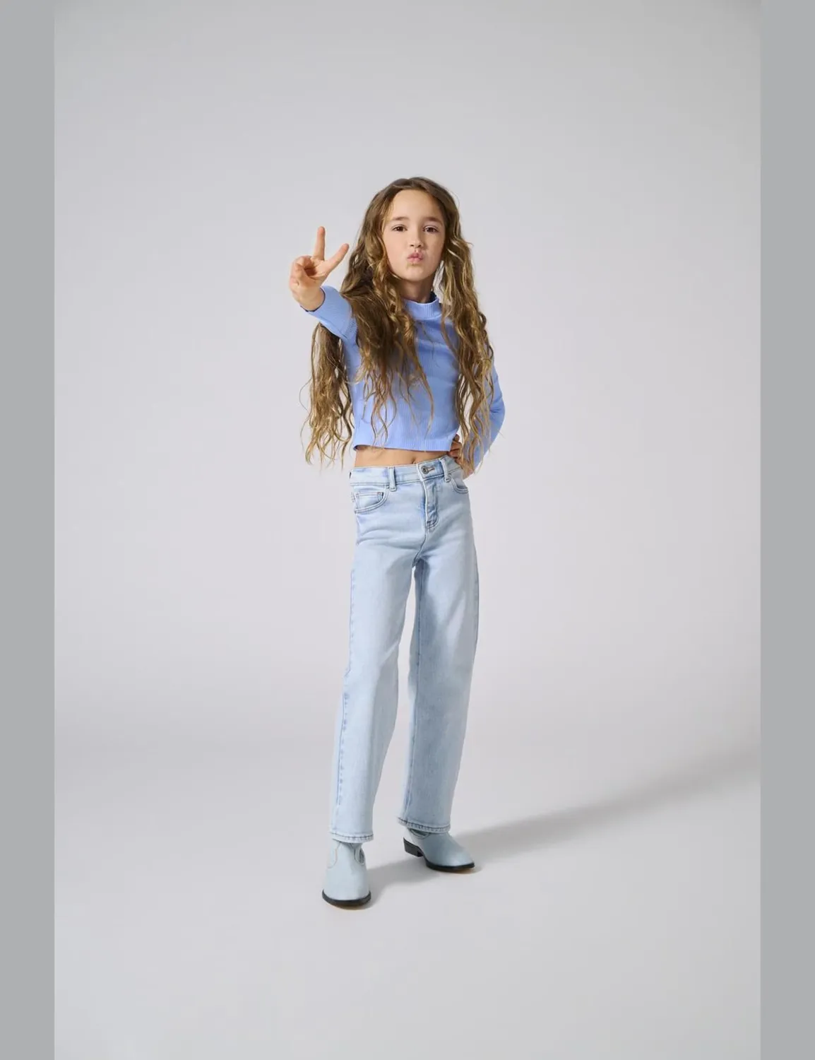 ONLY Kids Kogjuicy Jeans 176 gamba larga