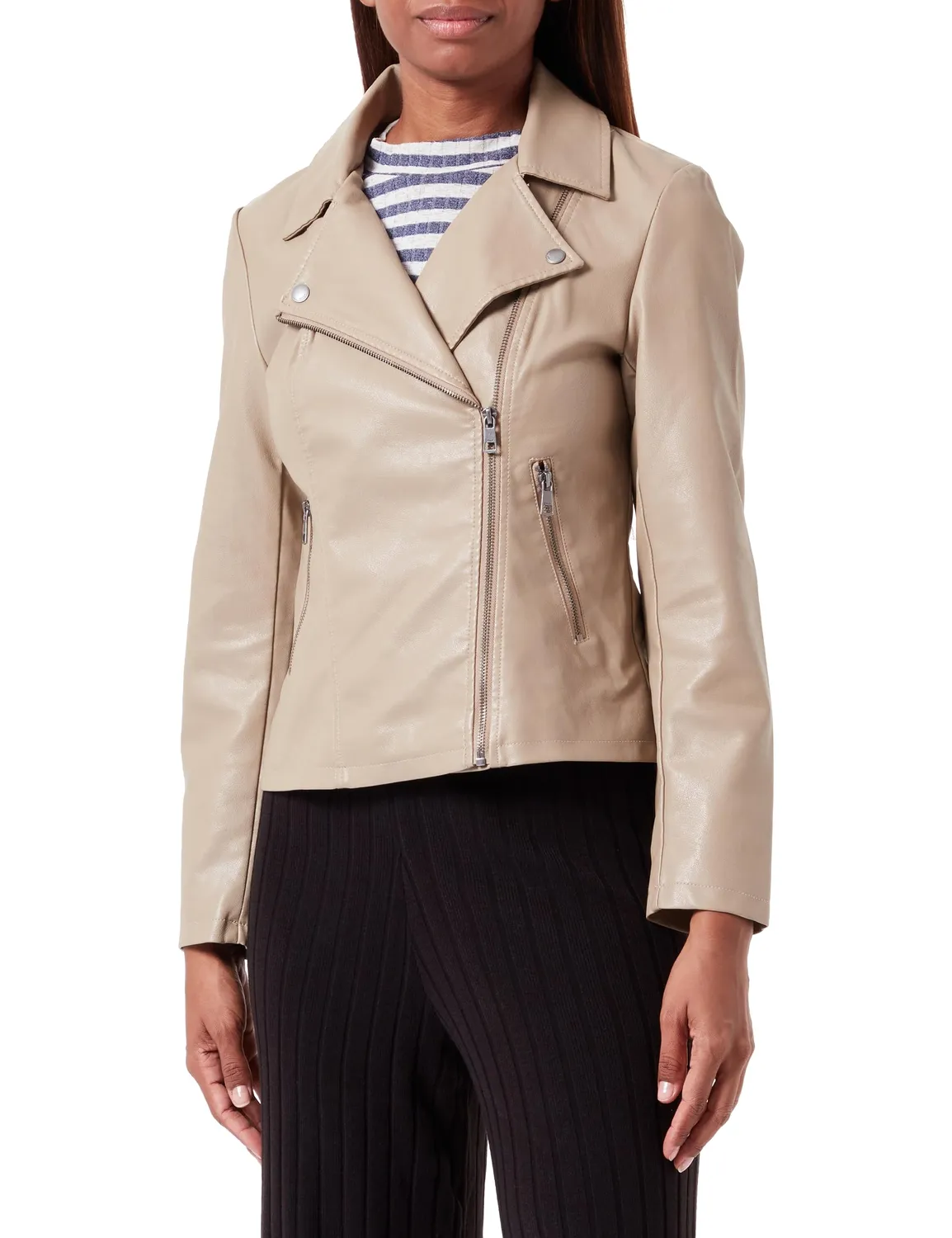 ONLY ONLGEMMA Giacca Ecopelle Donna 42 Biker