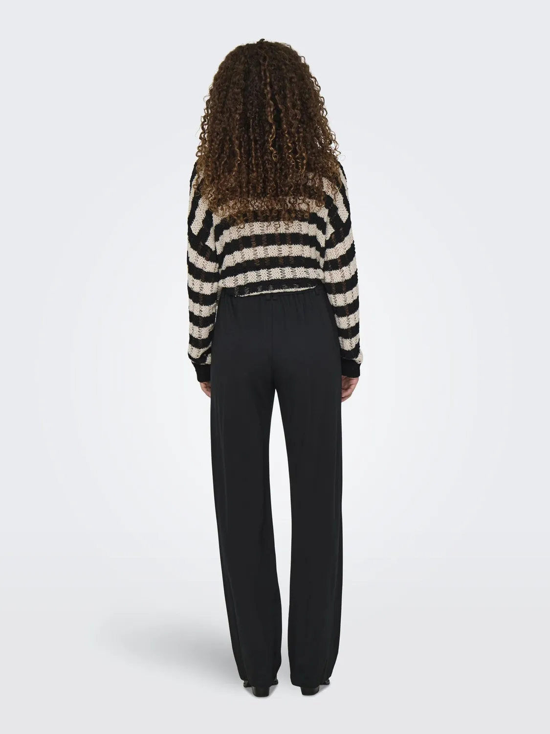 ONLY ONLPOPTRASH Life Pantaloni Neri straight L 32
