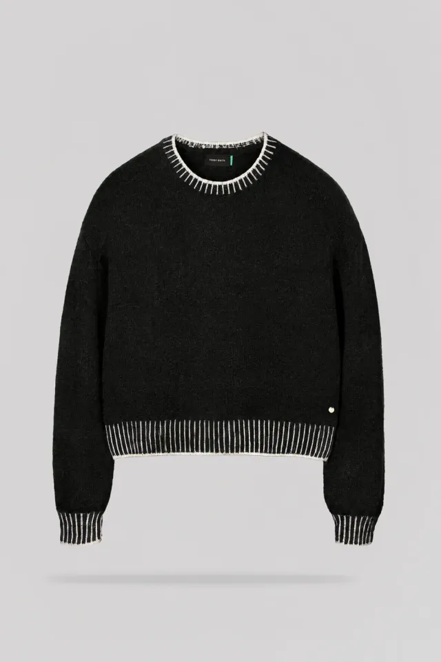 Teddy Smith P-Luisa Maglione Nero Lana Donna