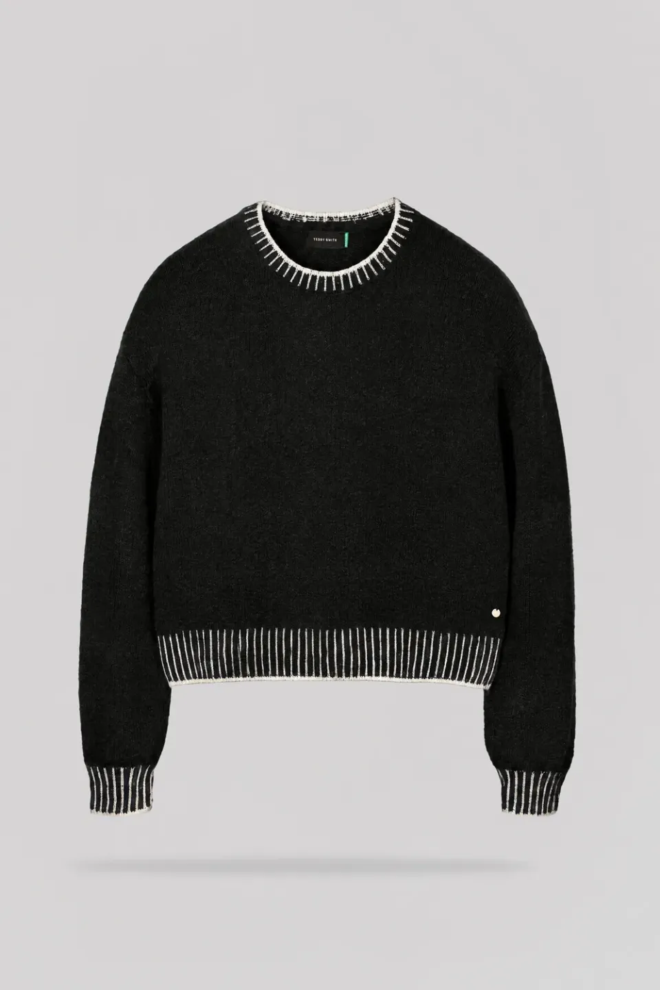Teddy Smith P-Luisa Maglione Nero Lana Donna