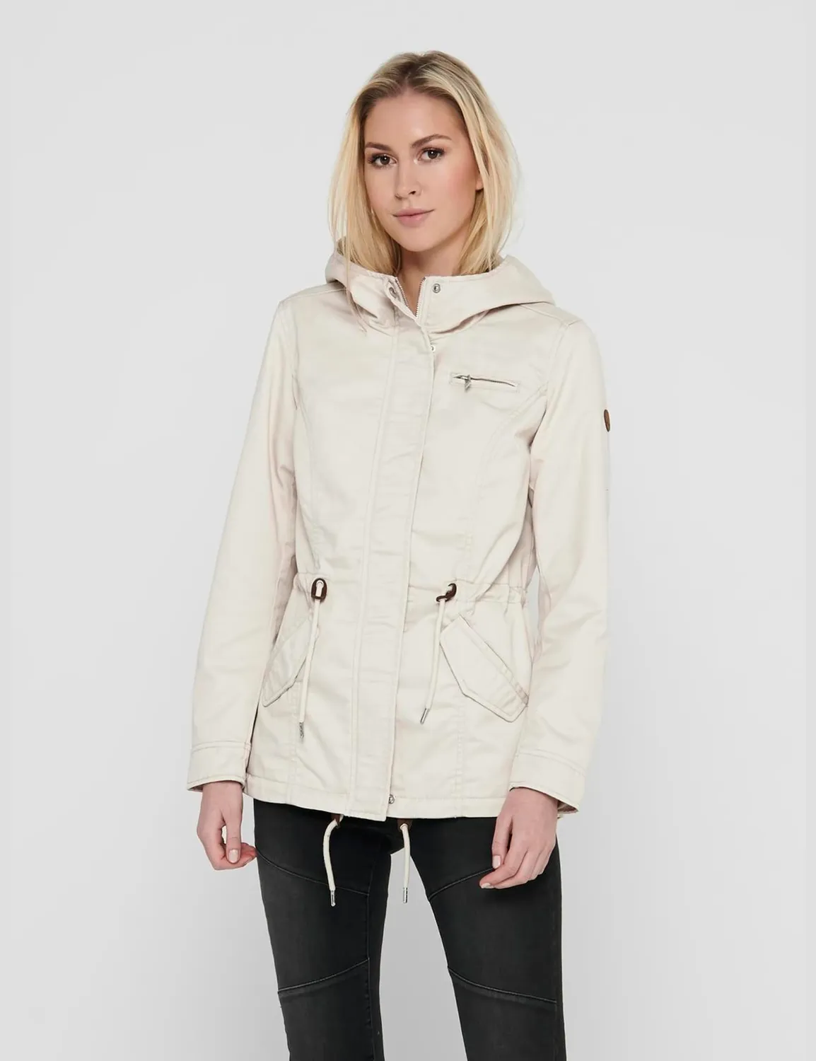 ONLY Onllorca Canvas Parka donna Moonbeam canvas