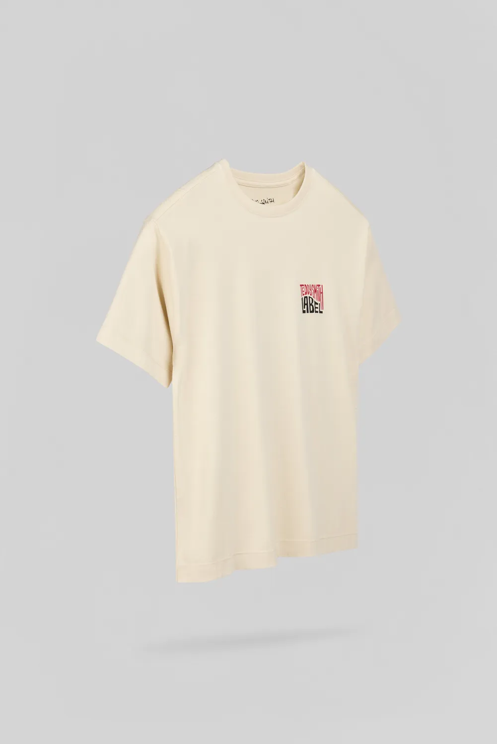 Teddy Smith T-Musik MC JR t-shirt bimbo crema 100% cotone