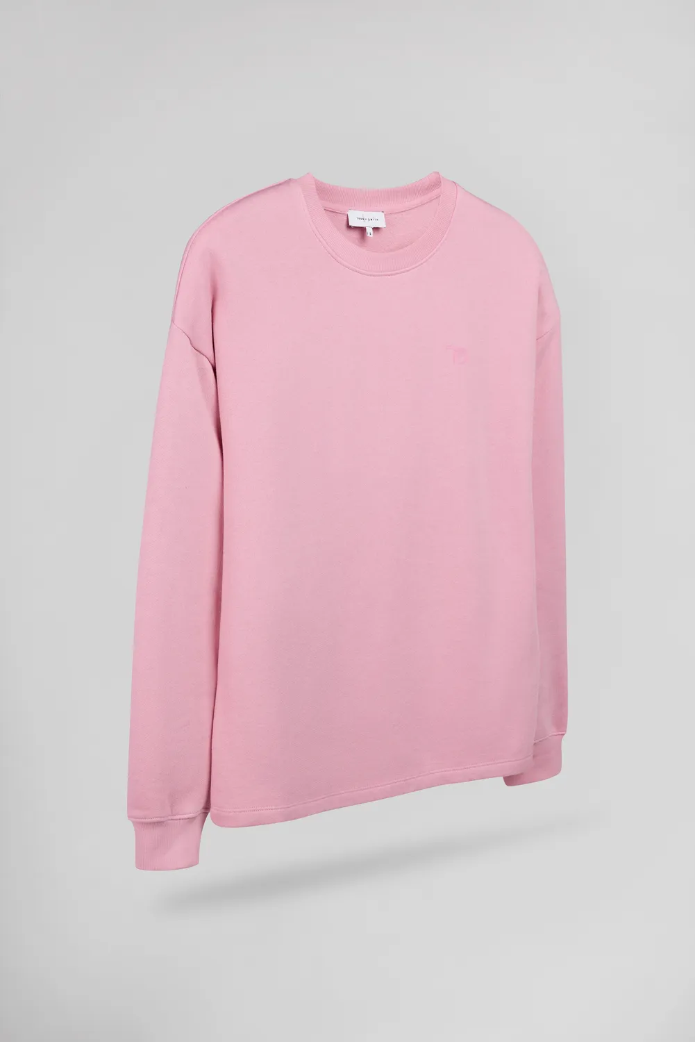 Teddy Smith S-Lucile felpa donna rosa bonbon ampia