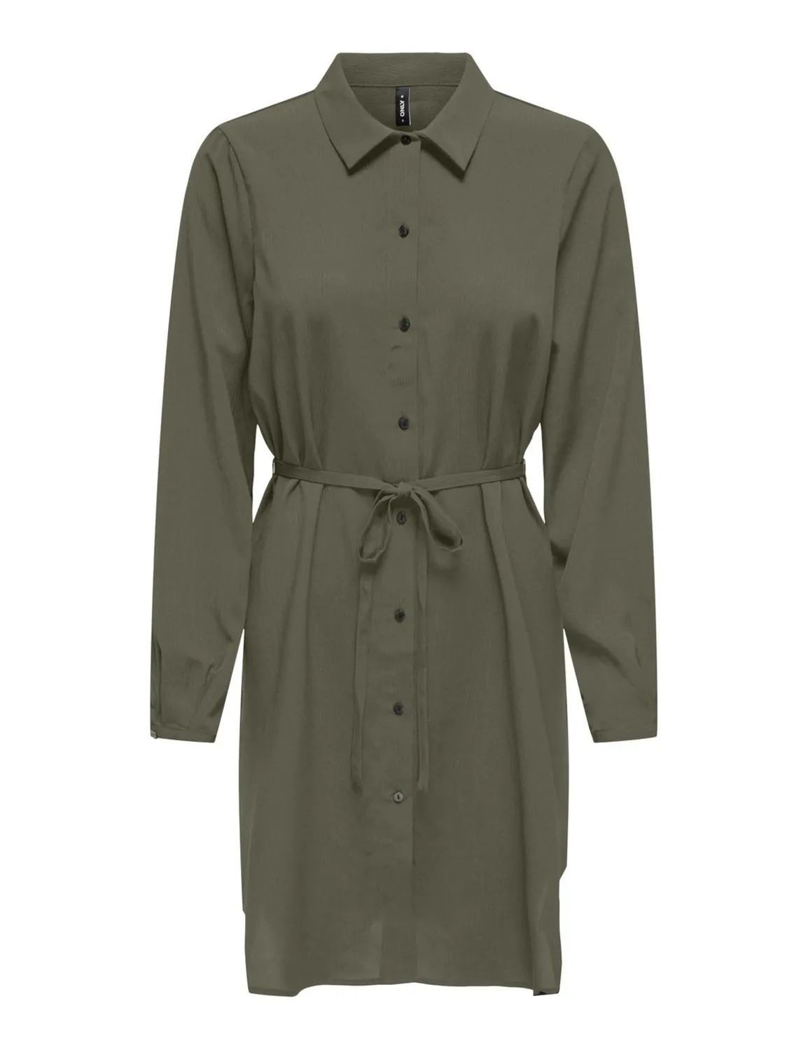 ONLY Onlnova Life Vis L/S Shirt Dress abito viola amaranto