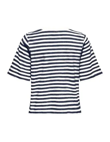 ONLY Onlcarlina Life top scollo rotondo XL manica corta