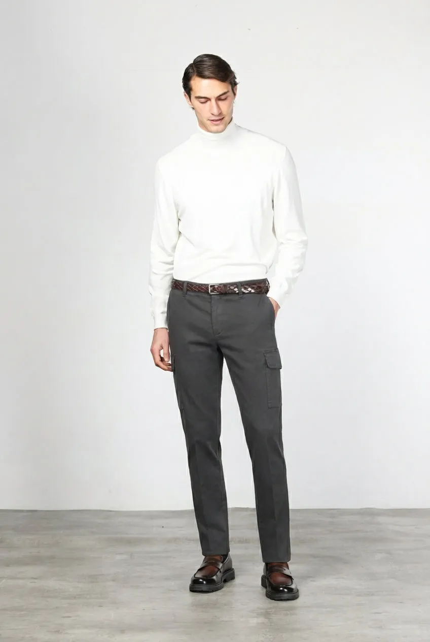 Mason's Chile Pantalone Cargo Marrone Chiaro Regular Fit