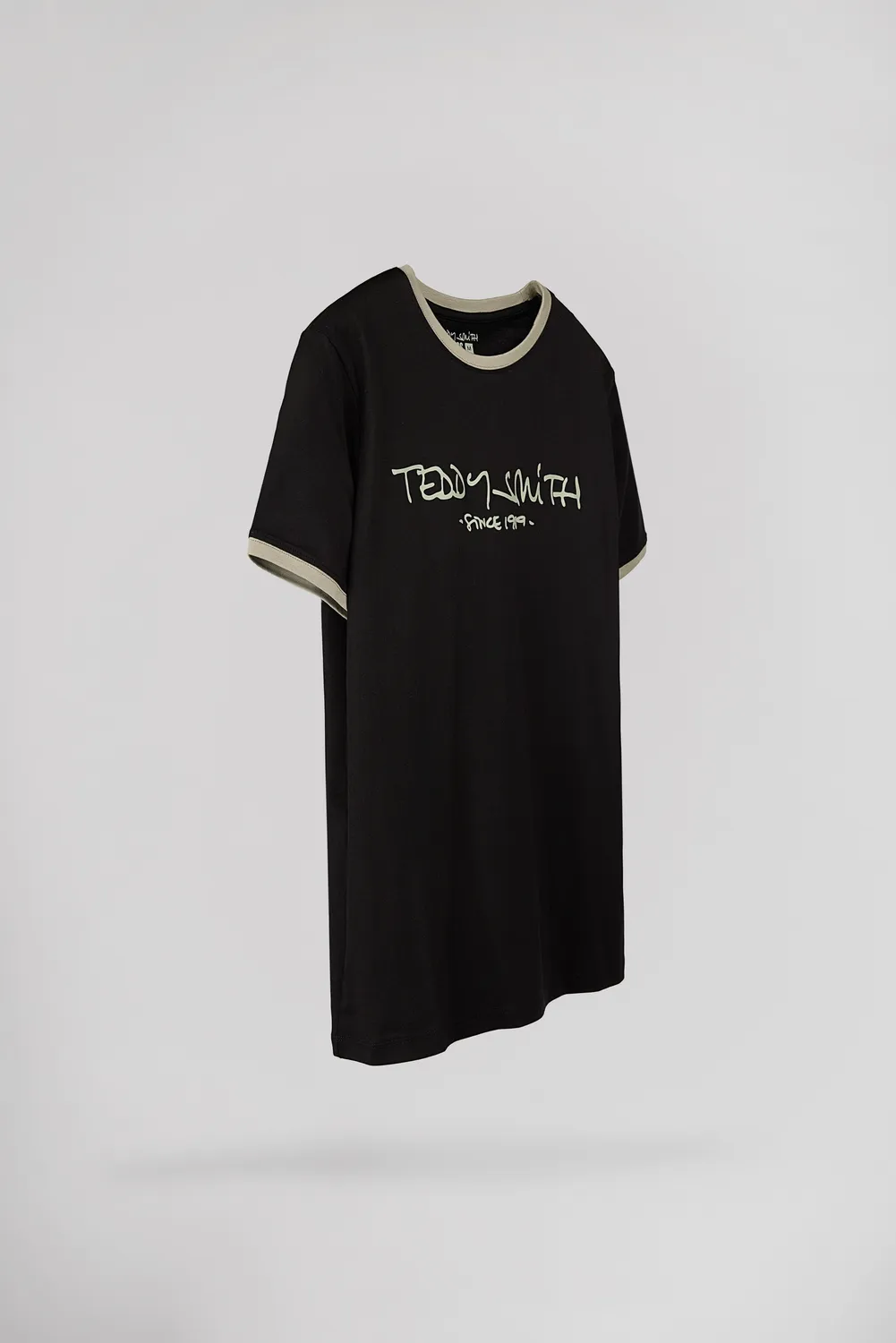Teddy Smith Ticlass MC T-shirt uomo nera 100% cotone