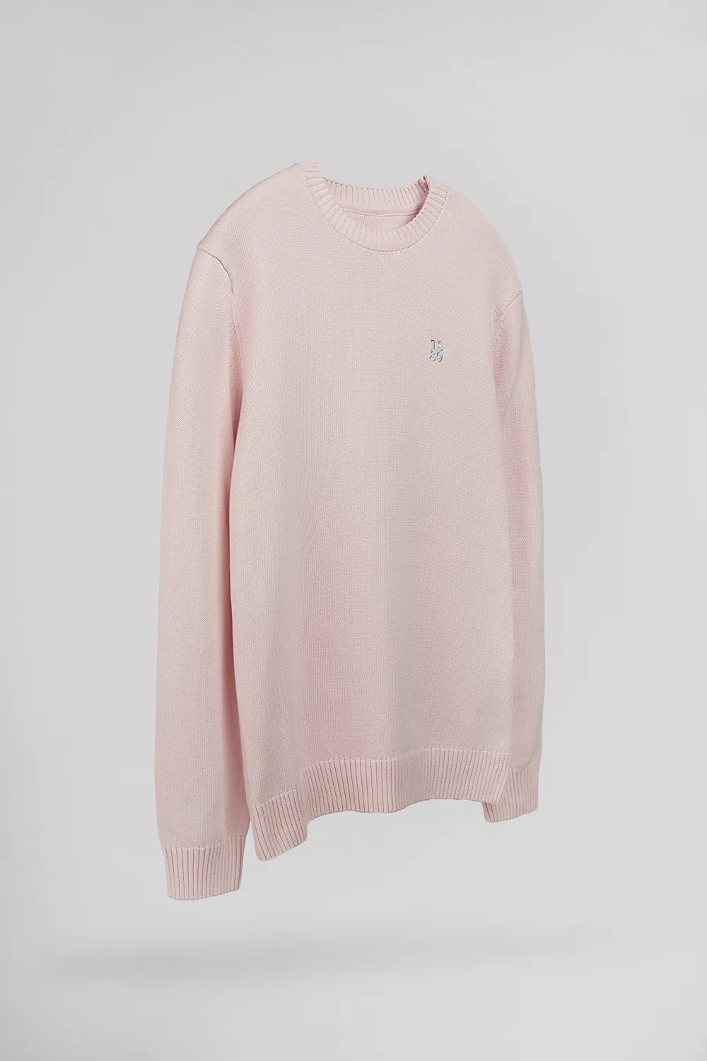 Teddy Smith P-Jimmy maglione girocollo rosa cotone