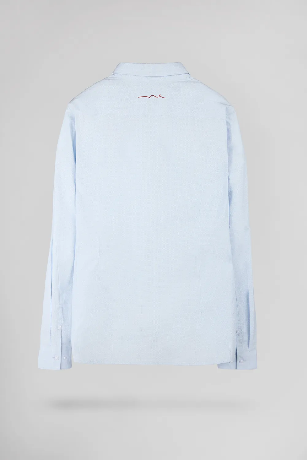 Teddy Smith Carton camicia uomo pastel blue microfloral