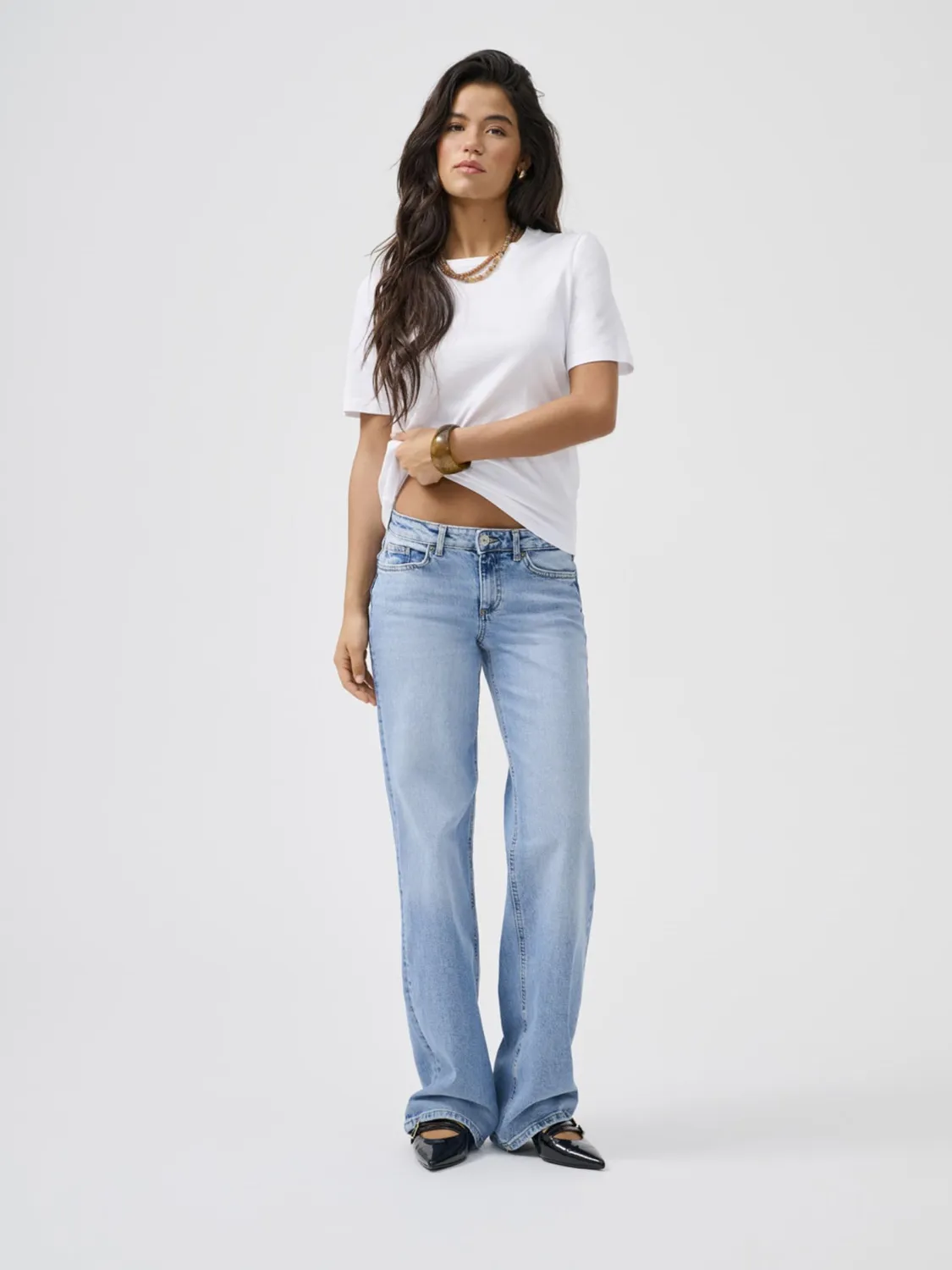 ONLY Onljuicy Vita Alta jeans wide leg 25W/32L vita alta