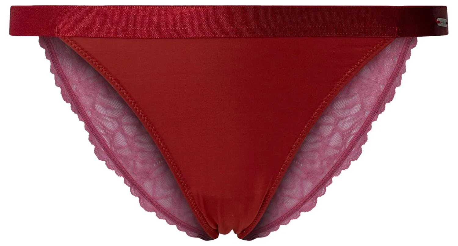 Pepe Jeans Solid slip bikini L arancione lavato cotone