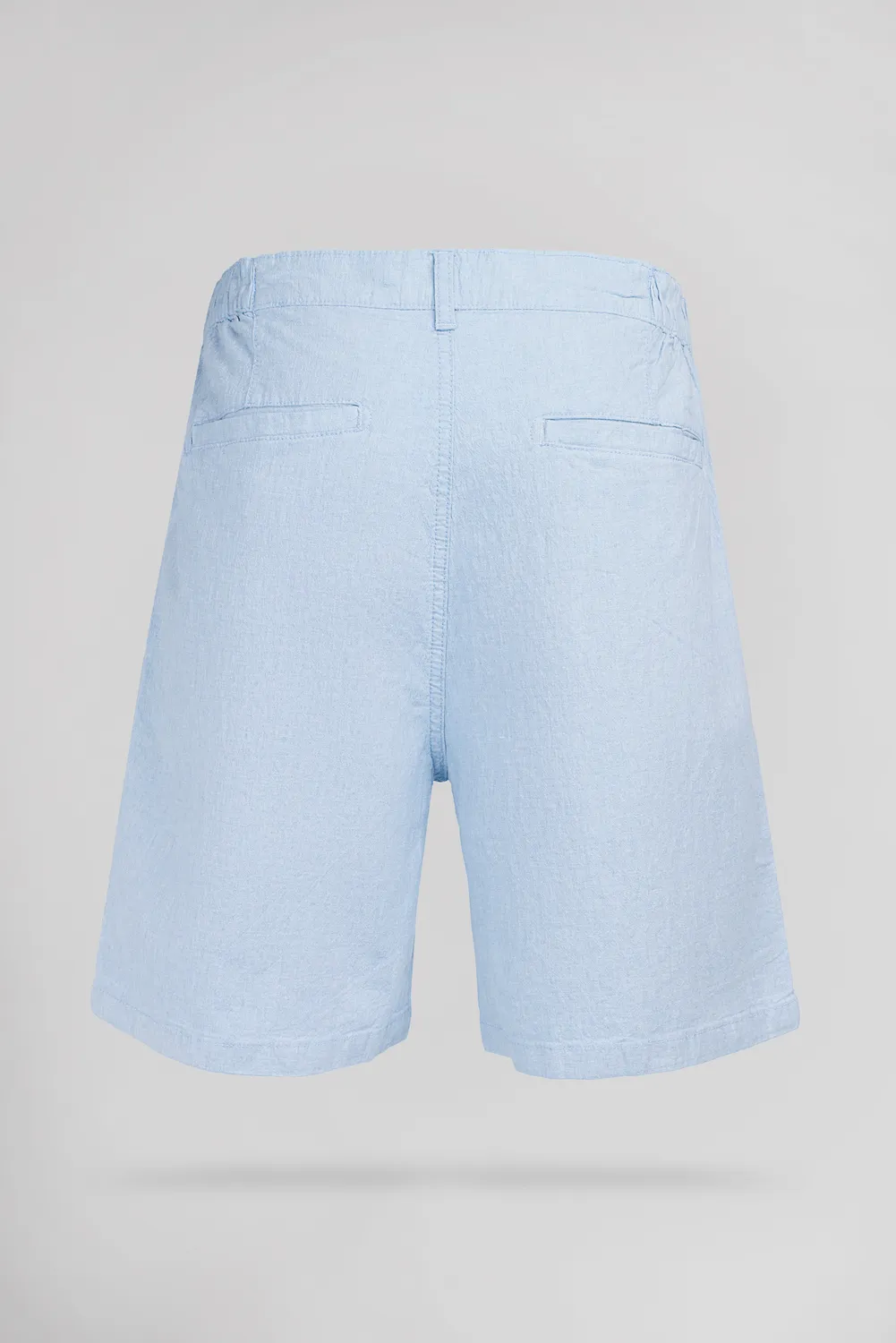 Teddy Smith S-Linen Chino S shorts uomo Pastel Blue lino