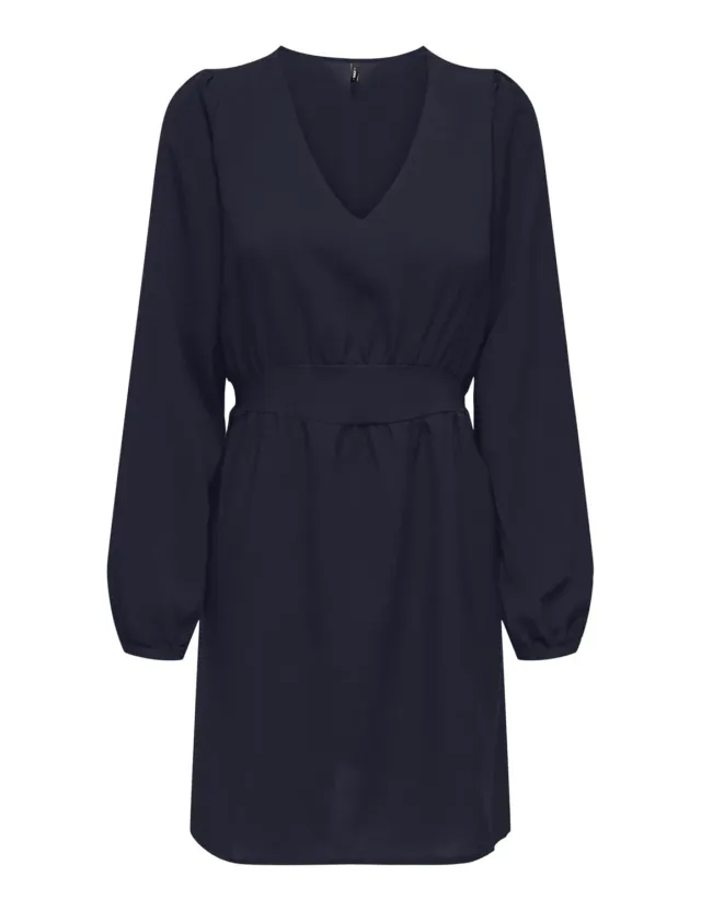 ONLY Onlnova Life Elite Siri vestito donna maniche lunghe blu XS