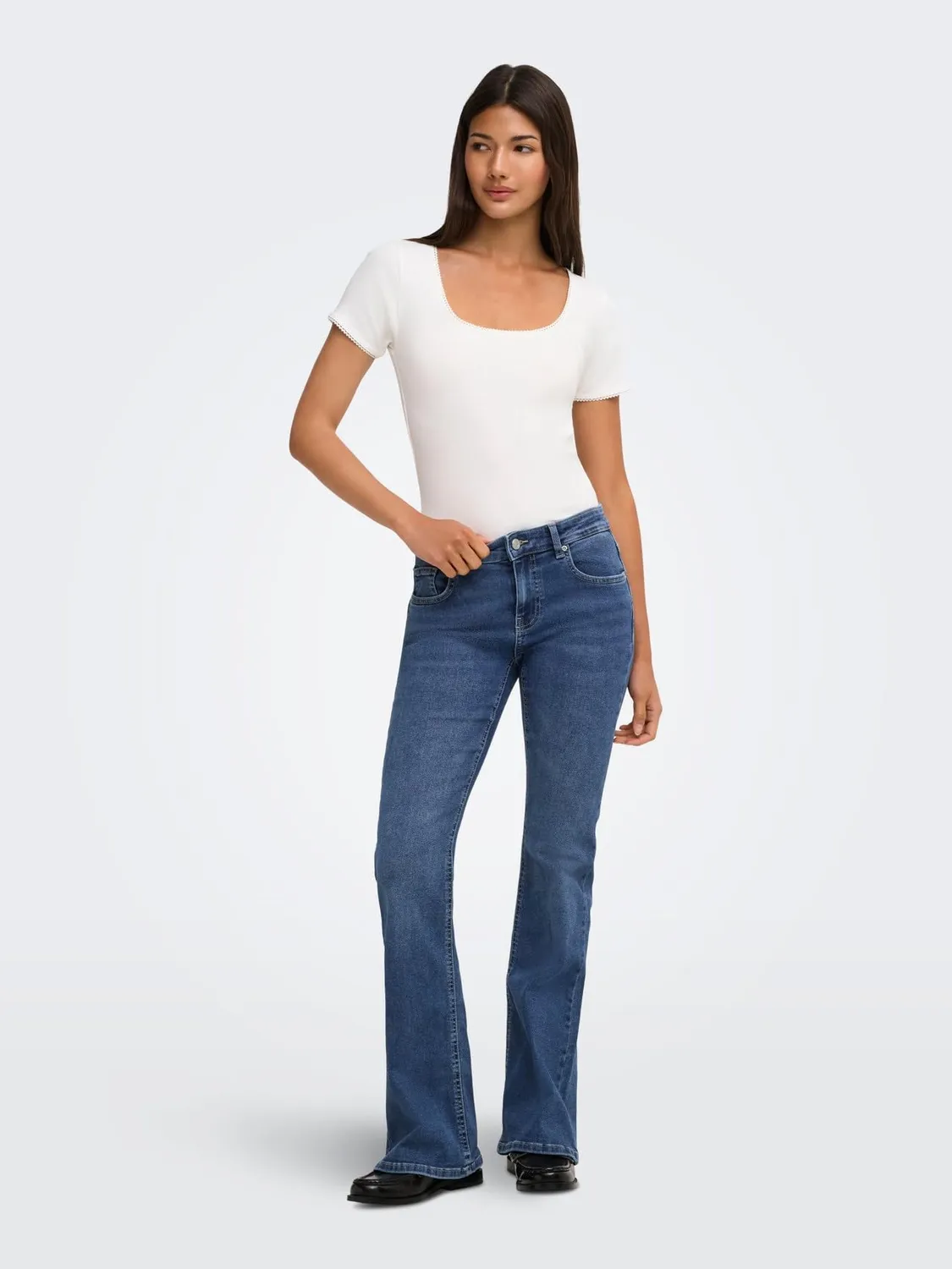 ONLY ONLPHOEBE jeans flare vita bassa 28W / 30L
