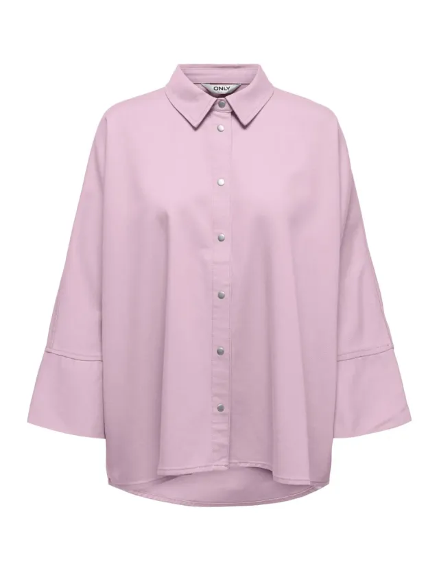 ONLY Onlgrace-Soft Life Maglietta 3/4 Pacciamatura