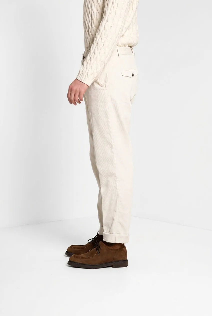 Mason's Chinos chino velluto bianco sporco relaxed