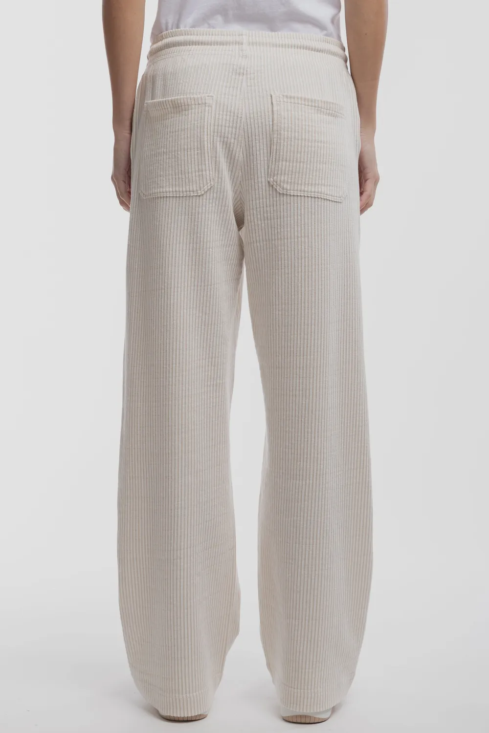Teddy Smith P-Sublim pantalone donna beige goffrato