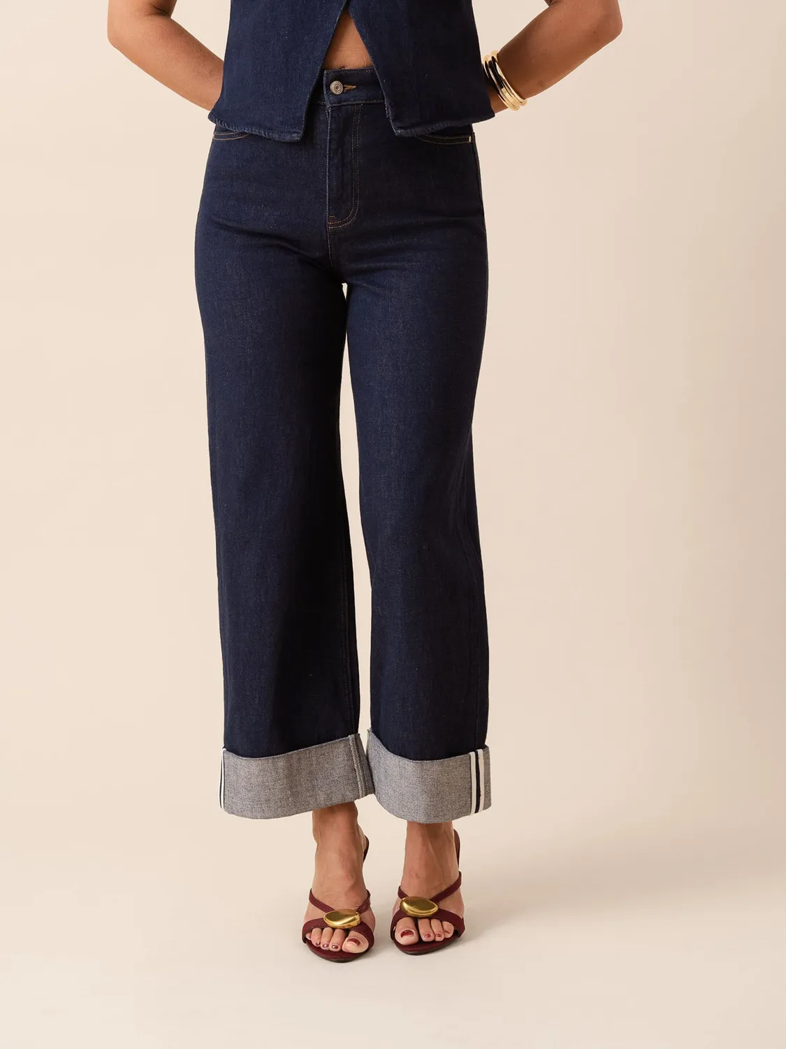 Oraije Loane jeans wide brut