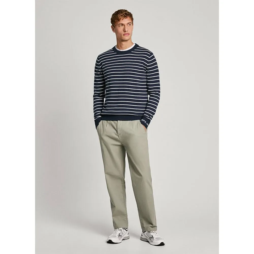 Pepe Jeans New Andre Maglione Uomo Rigato Taglia M