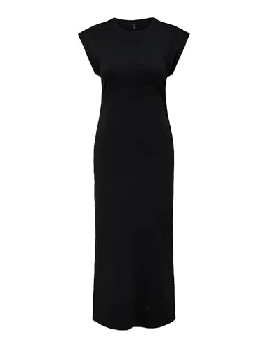 ONLY Onlfallon S/S O-Neck Long Dress Box Jrs abito taglia L