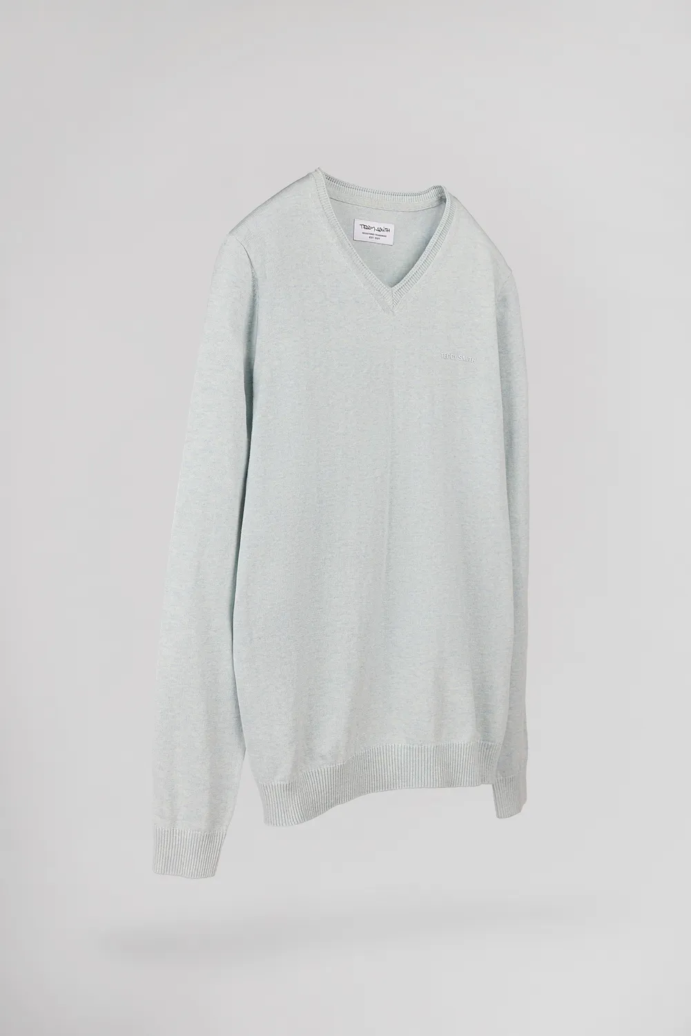 Teddy Smith Pulser 4 maglione scollo V pastel blue