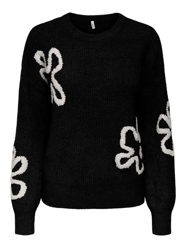 ONLY Onldaisy LS Stitch maglione donna M girocollo