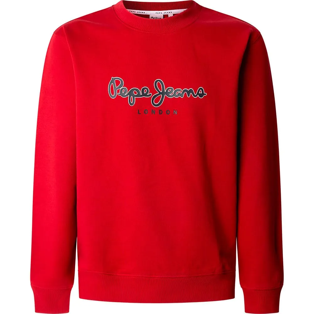 Pepe Jeans Duke Crew felpa uomo girocollo logo petto