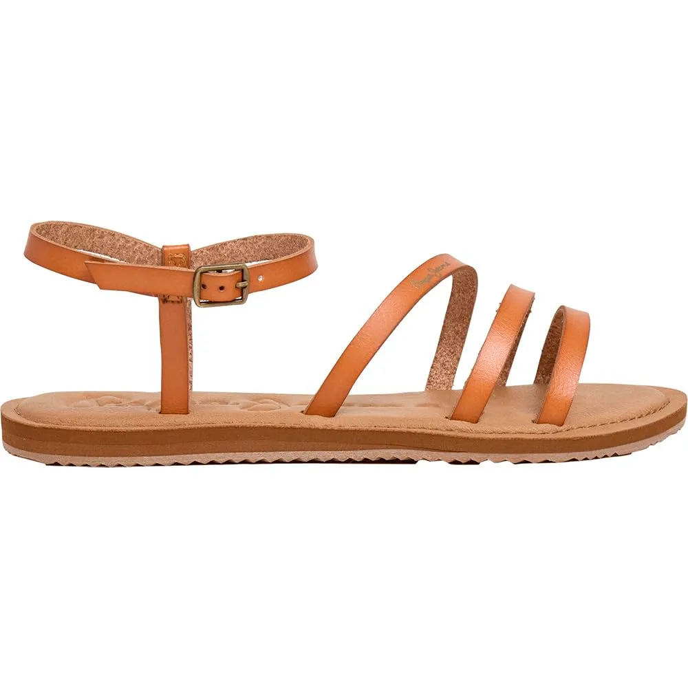 Pepe Jeans Rio Sand W sandali donna fibbia tabacco