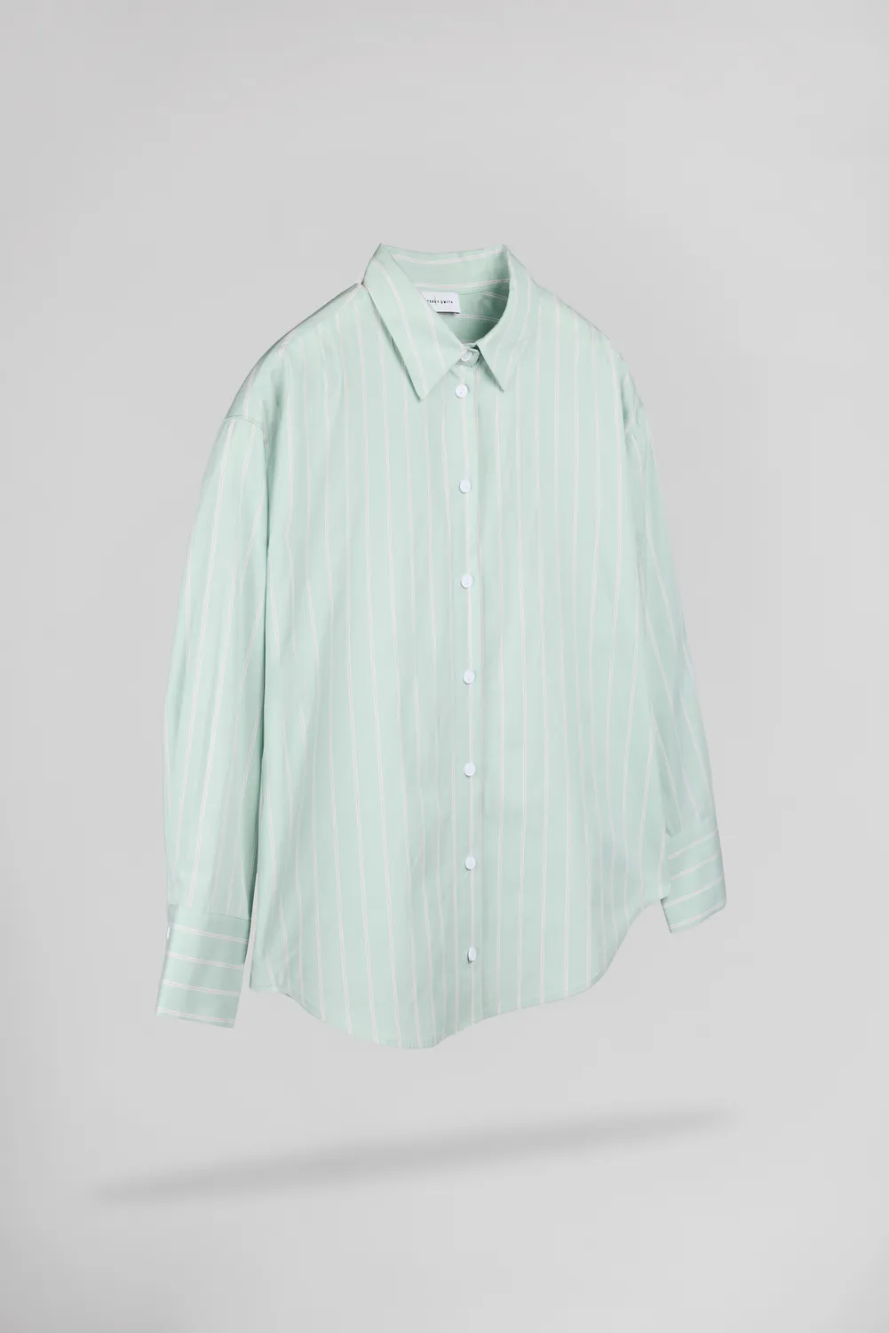 Teddy Smith C-Charlina camicia donna stone mint righe