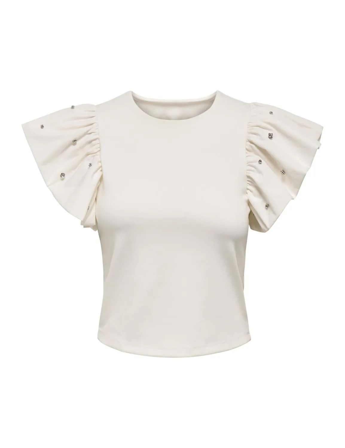 ONLY Onlmacy Life S/S t-shirt nero jersey donna