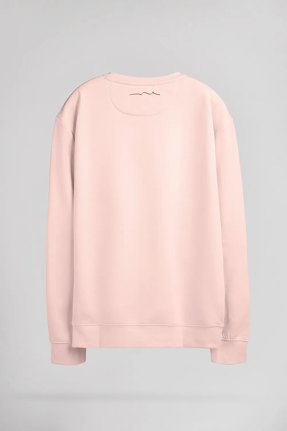 Teddy Smith S-Nark felpa girocollo Rosa Pastel cotone