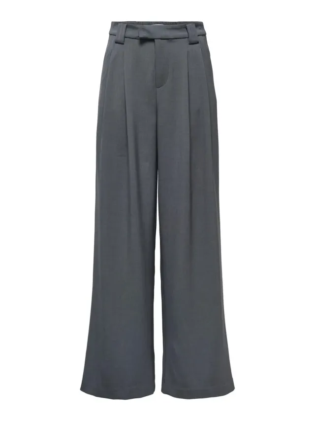 ONLY Onlsvea MW Pantalone Largo Grigio XXL 32L