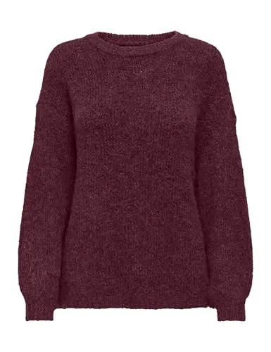 ONLY Onlnellie maglia girocollo manica lunga morbida
