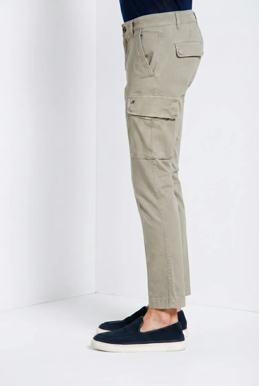 Mason's Chile pantalone cargo uomo salvia extra slim