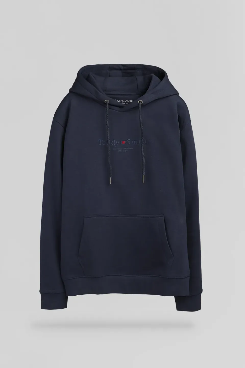 Teddy Smith S-Jim Hoody felpa total navy uomo