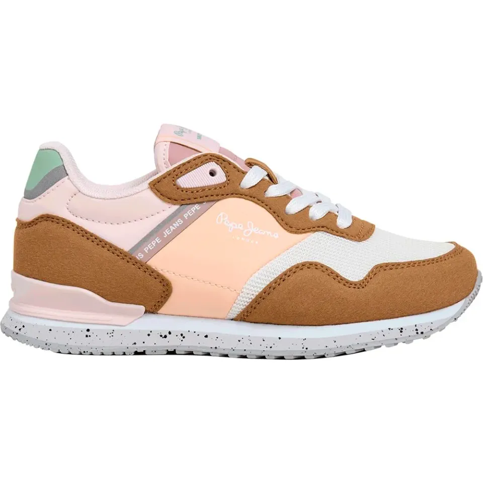 Pepe Jeans London Bubble G sneakers bambina marrone