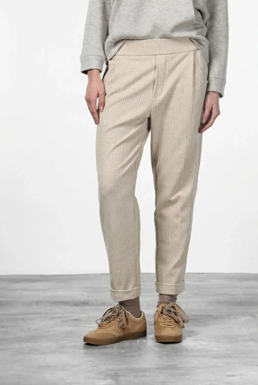 Mason's Easy Jogger chino beige jersey fantasia