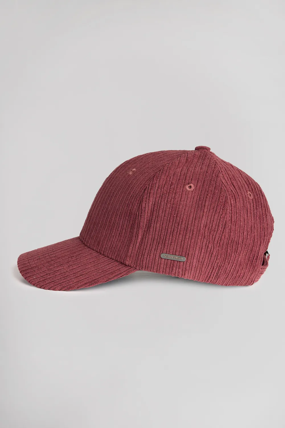 Teddy Smith C-Valou cappellino velluto bordeaux