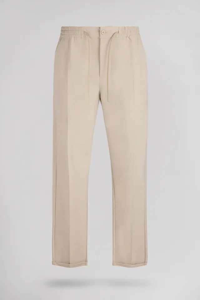Teddy Smith Pywan 17 Mixed Beige pantalone slim uomo