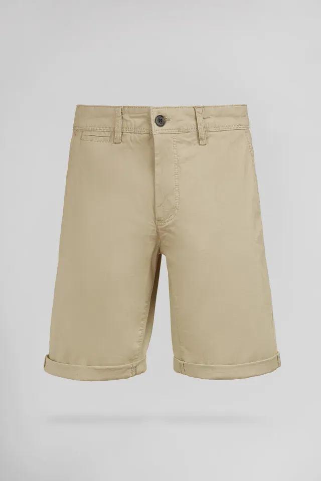 Teddy Smith Chino bermuda Beige cotone elasticizzato