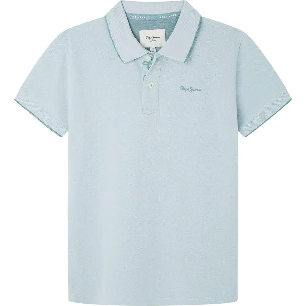 Pepe Jeans New Thor Polo Bambino 10 anni verde piquet