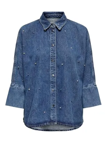 ONLY ONLGRACE camicia jeans donna M denim