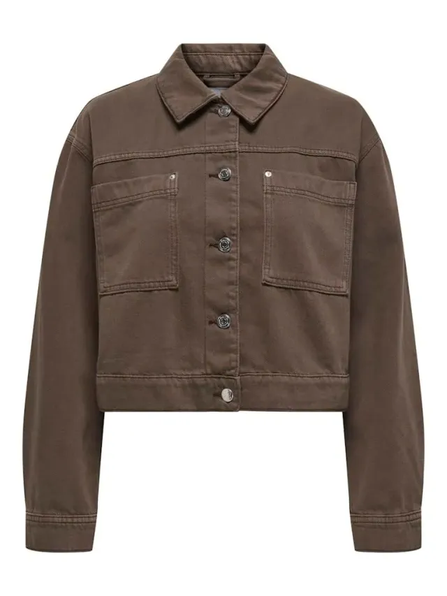 ONLY Onlmilly L/S Boxy Jacket Cc Pnt Giacca Natur M