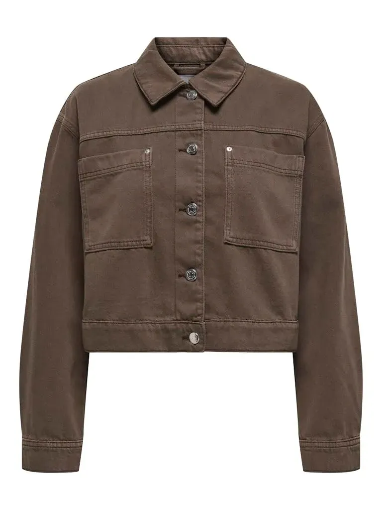 ONLY Onlmilly L/S Boxy Jacket Cc Pnt Giacca Natur M