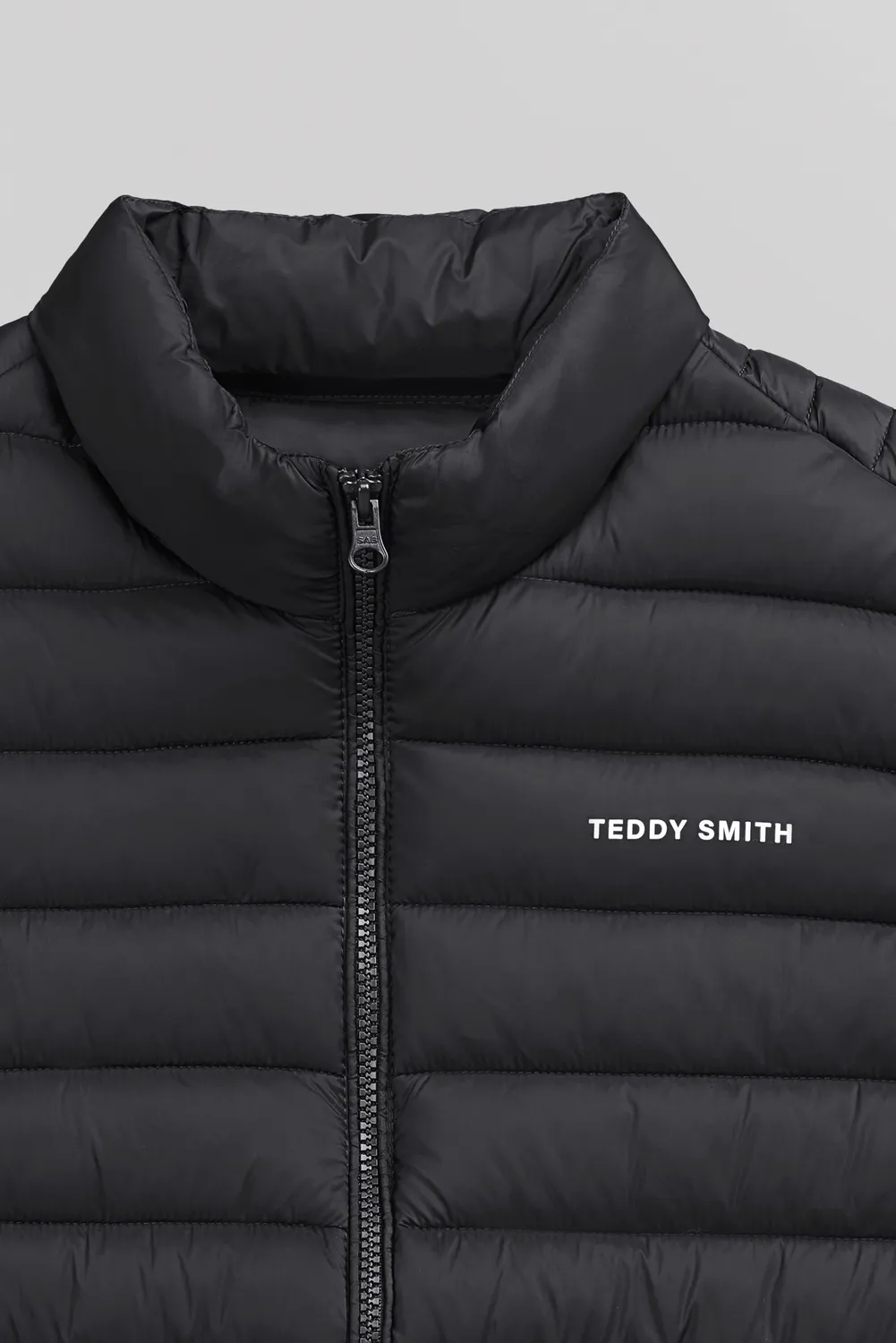 Teddy Smith B-Terry piumino smanicato uomo nero leggero