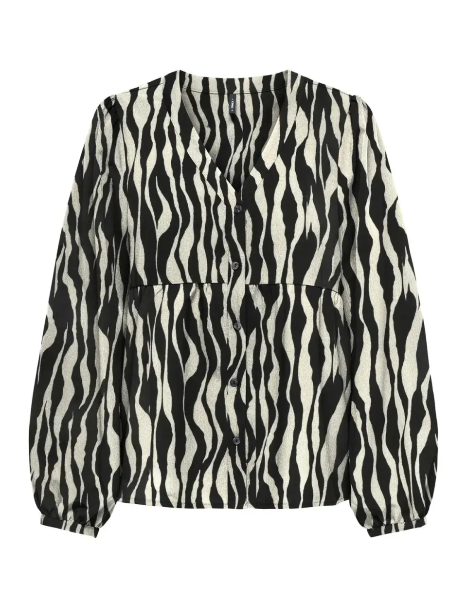 ONLY Onlnova Life Elite L/S Ebba Top nero manica lunga