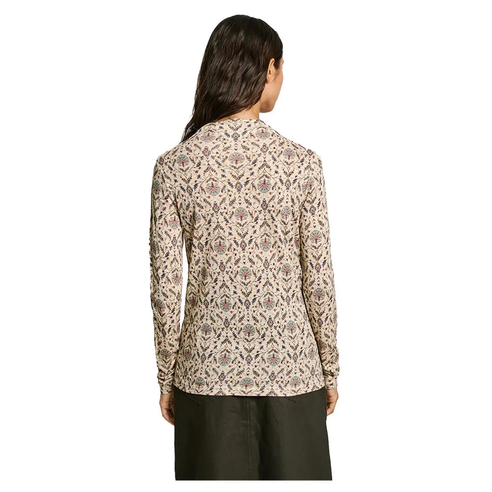 Pepe Jeans Eurice T-Shirt donna M maniche lunghe logo